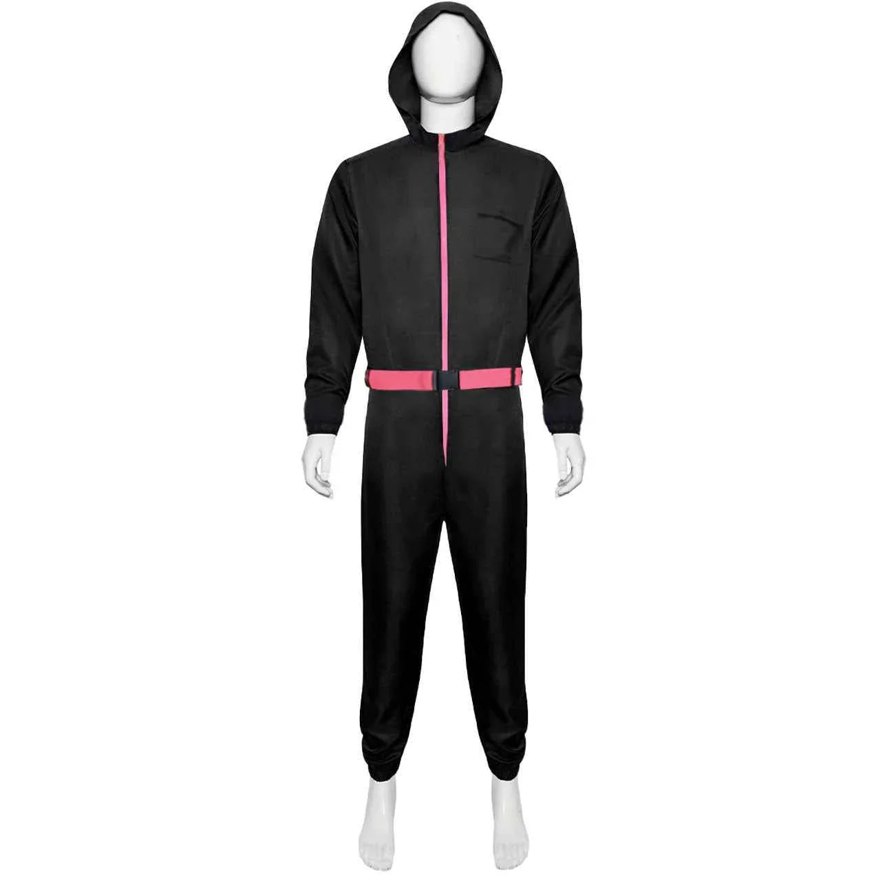 Black Guard Game Costume Squid Adult Halloween