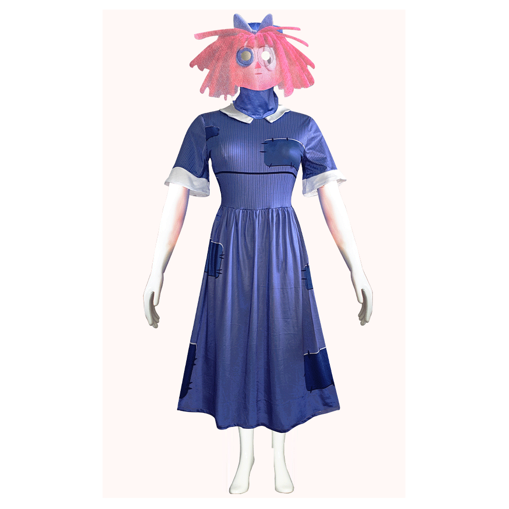 Pomni Dress Costume TADC cosplay Halloween - Azufun