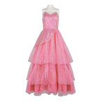 Adult Glinda Costume Deluxe Wicked Dress Cosplay Halloween