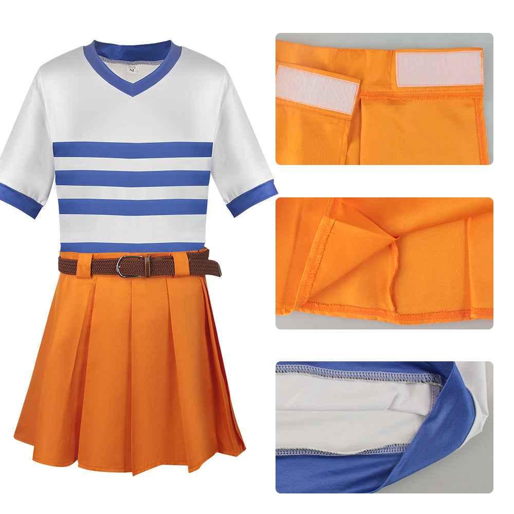OP Nami Cosplay Costume One Piece Movie Halloween