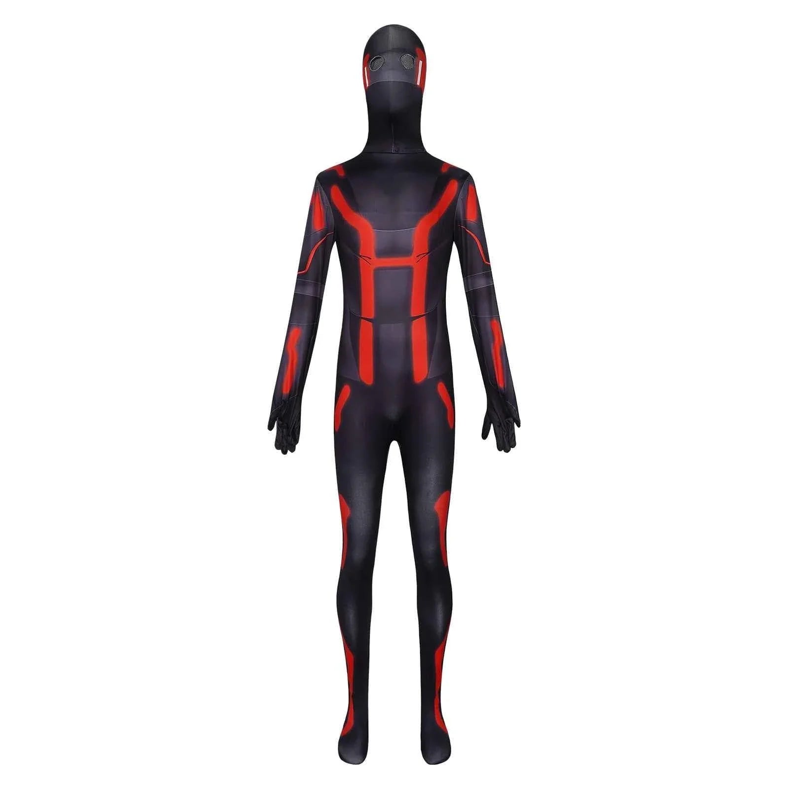 Tron: Legacy Sam Flynn Jumpsuit Bodysuit Mask Ares Cosplay