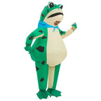 Inflatable Frog Costume Green and Pink Halloween