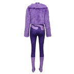 Zootopia 2 Gazelle Superstar Costume Purple Jumpsuit Cosplay Carnival Suit