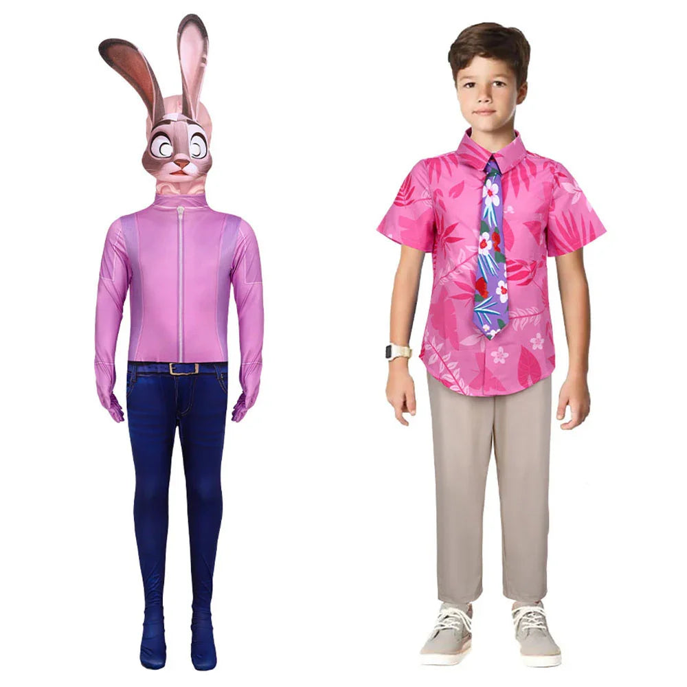 Zootopia 2 Nick Judy Fantasy Cosplay Costume Carnival Suit
