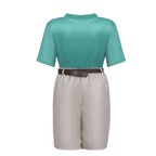 Zootopia 2 Nick Kids Green Cosplay Costume Carnival Suit