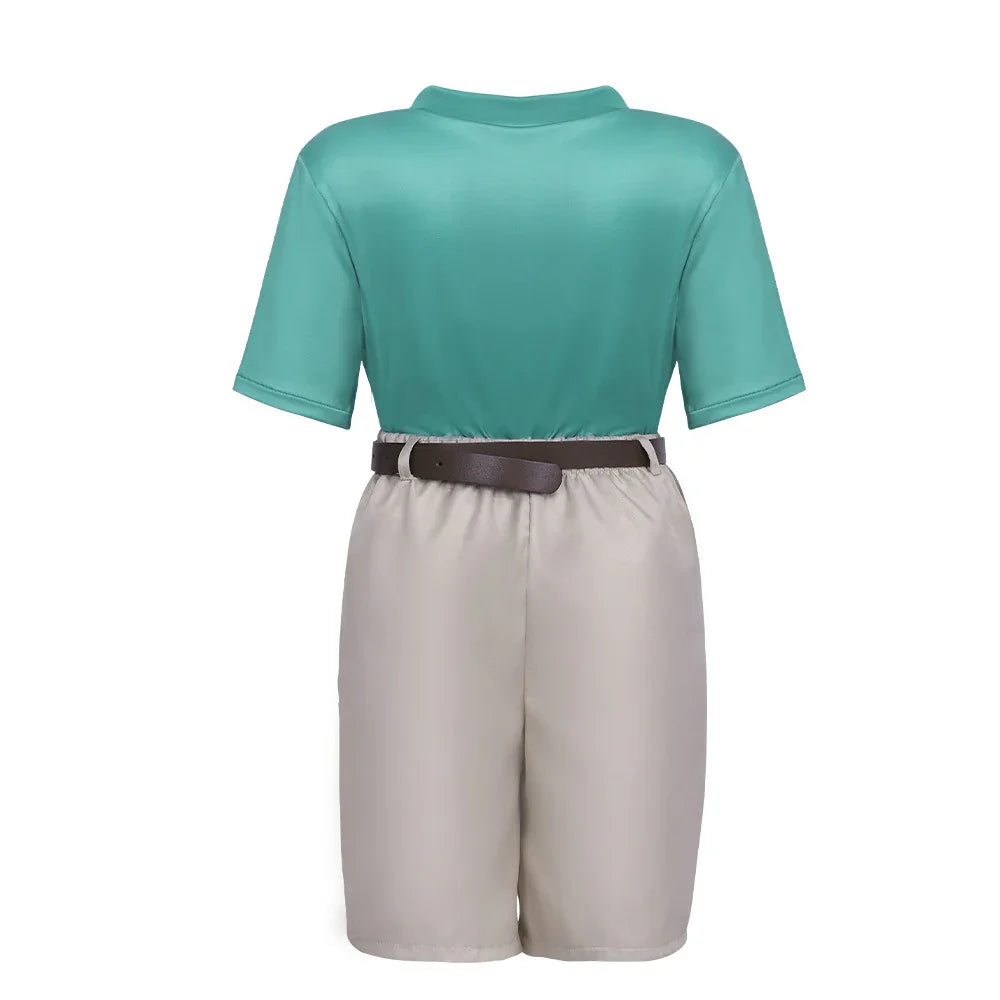 Zootopia 2 Nick Kids Green Cosplay Costume Carnival Suit