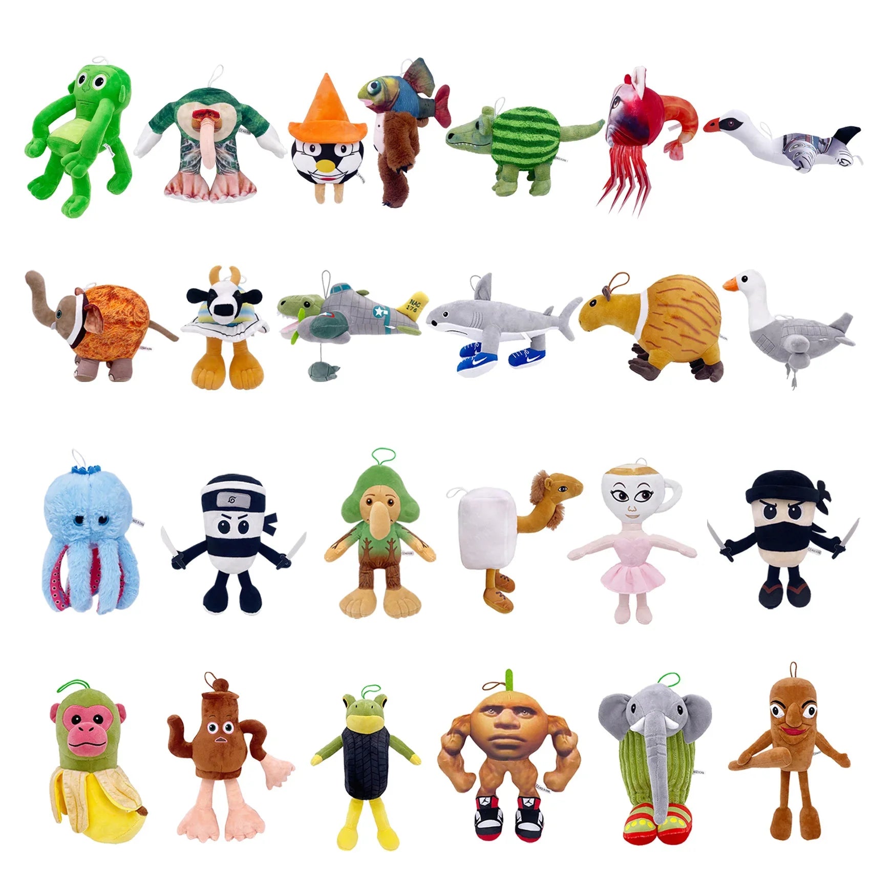 Italian Brainrot tung tung tung Sahur Game Plush Toy Doll