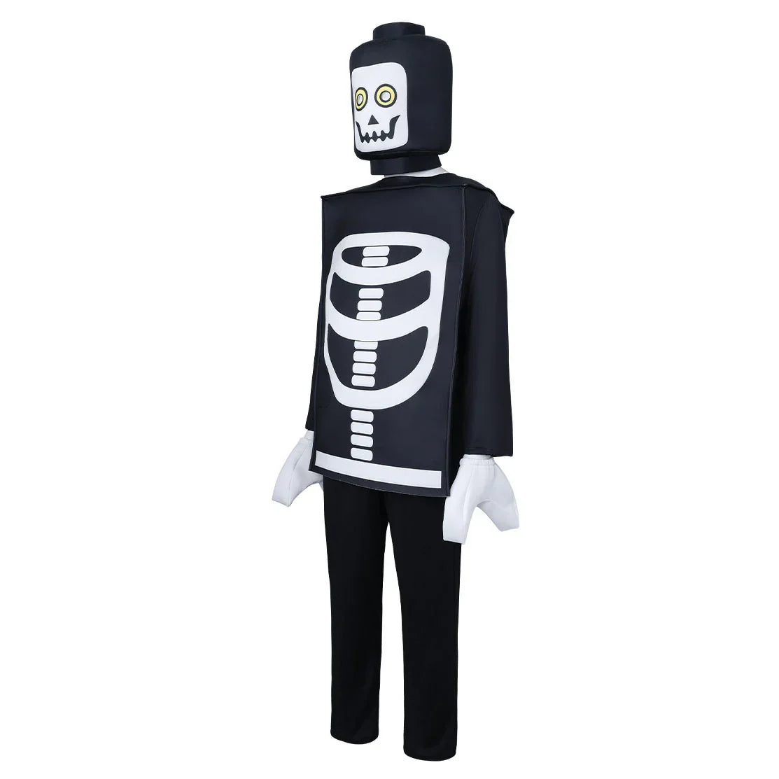 Kid's Ninjago Skulkin Skeleton Costume Cosplay Party Carnival Adult