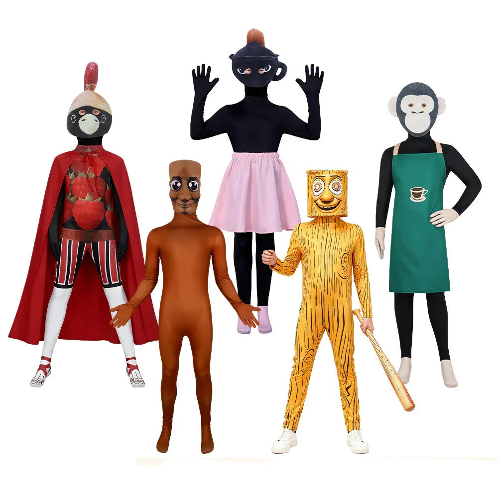 Titan Clockman Skibidi Toilet Jumpsuit Carnival Cosplay Costume For Kids