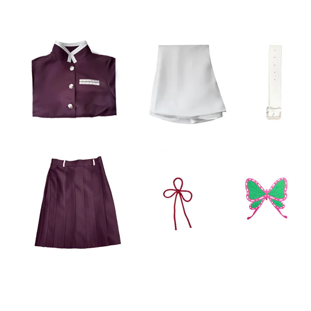 Kanao Tsuyuri Demon Slayer Kimetsu No Yaiba Cosplay Costume Carnival Suit