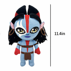 Avatar: Fire and Ash Plush Toy 11" Long Hair Ash People Na'vi Stuffed Animal