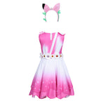 Gabby's Dollhouse: The Cosplay Costume Girl's Movie Party Dress