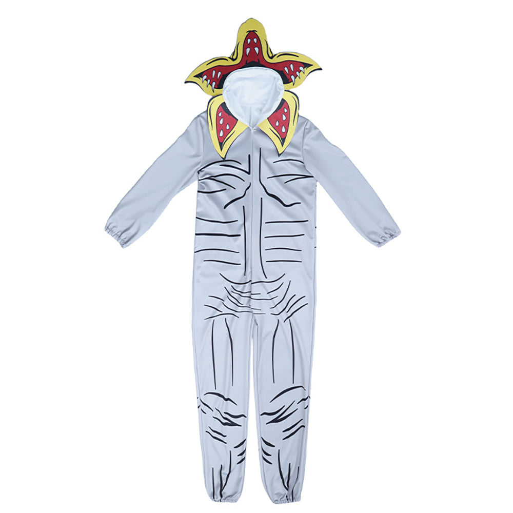 Demogorgon Cosplay Jumpsuit for Adults - Milk Silk Stage Suit