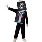 3D Horror Game TV and Toilet Costume Halloween Cosplay Outfit - Azufun