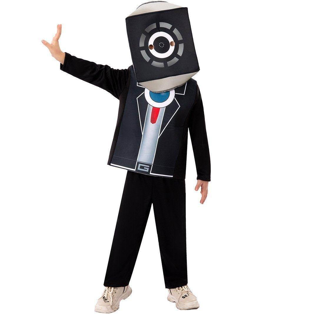3D Horror Game TV and Toilet Costume Halloween Cosplay Outfit - Azufun