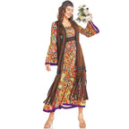 60-70s Retro Disco Hippie Halloween Costume Carnival Ballroom Performance Costume - Azufun