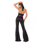 70s Hip Hop Rock Hippie Costumes Fancy Dress Cosplay Halloween Outfit For Adult - Azufun