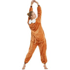 Adult Banded Mongoose Animal Kigurumi Onesie Pajamas Costume - Pajamasbuy