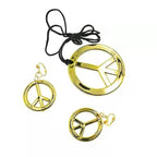 Adult Peace and Love Hippie Costume Party Halloween Women's Tassel - Azufun