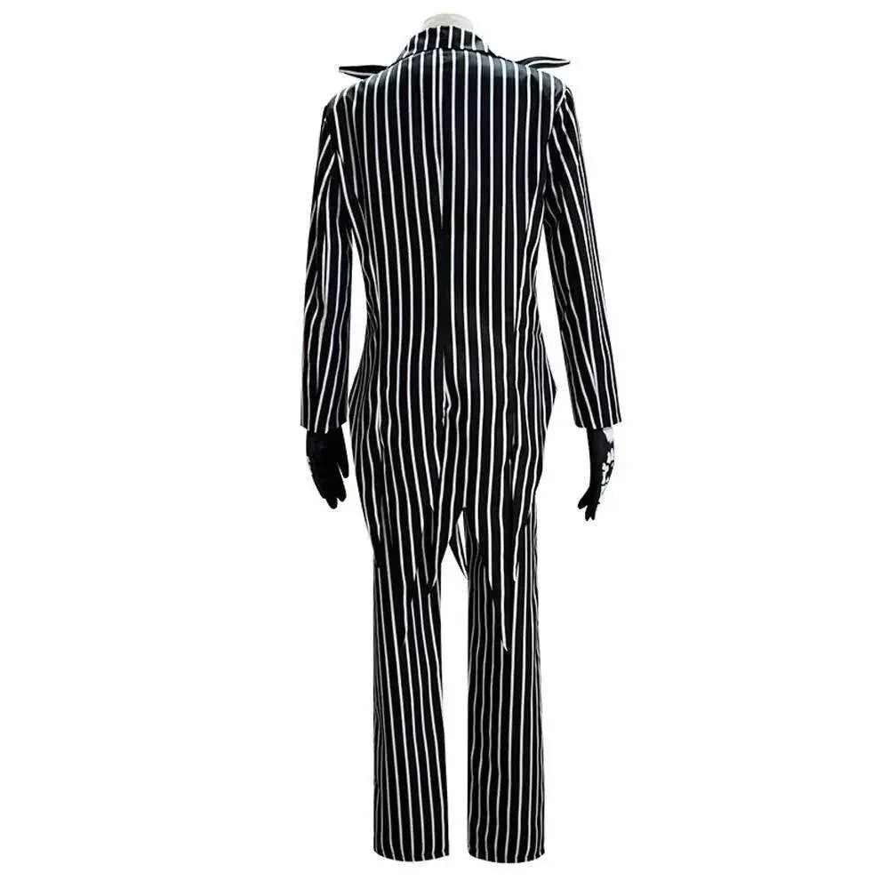 Adult kids Jack Skellington Sally Suit Costume The Nightmare Before Christmas for women men Boy Girl full Set - Azufun