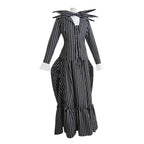 Adult kids Jack Skellington Sally Suit Costume The Nightmare Before Christmas for women men Boy Girl full Set - Azufun