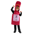 Beer Wine red Bottle Cosplay Costume Children's Day and School Festival Performance Outfit - Azufun