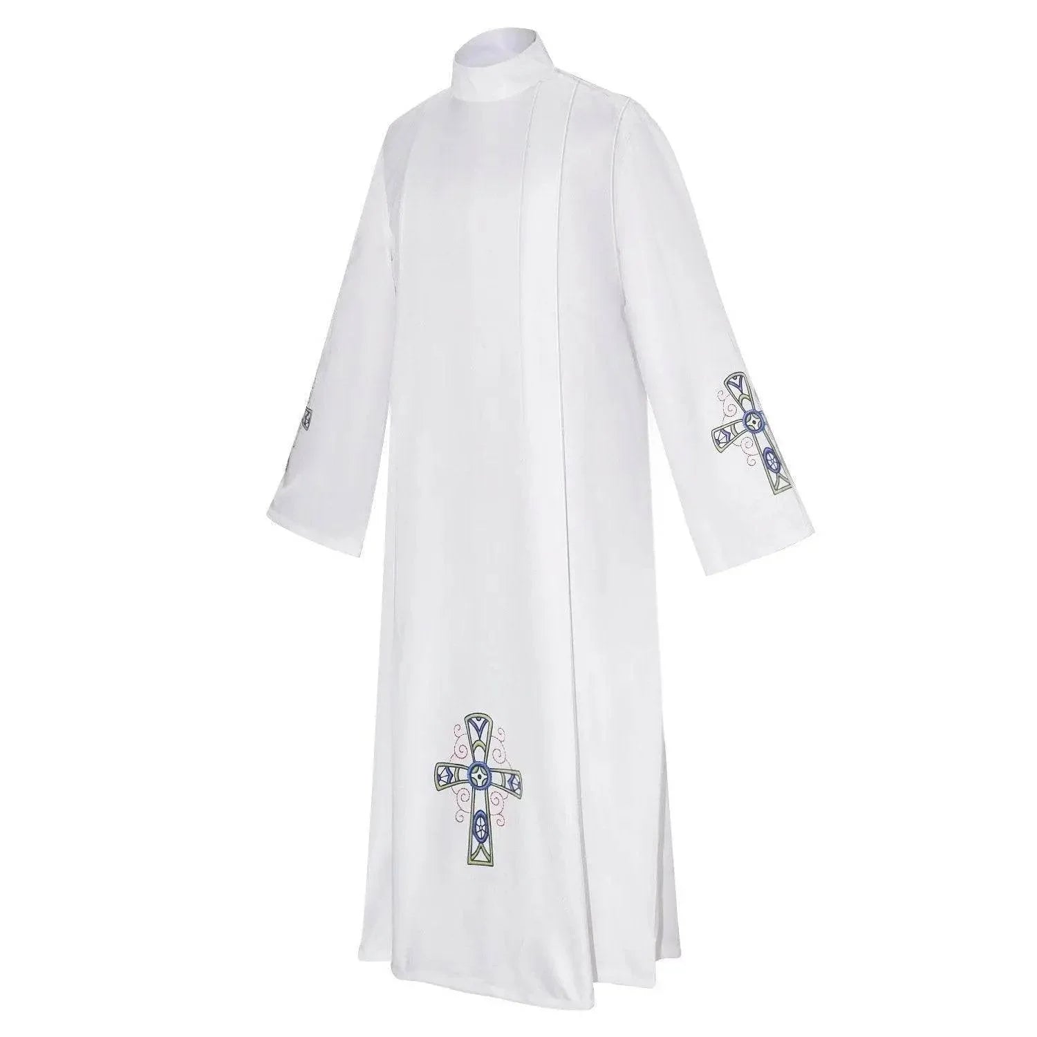 Blue Cross Priests Uniform Carnival Cosplay Costume For Adult - Azufun