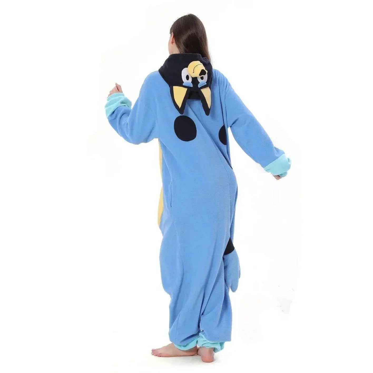 Bluey Onesies Costume Kigurumi PJS Pajamas Outfit for Adult Kids Girl Boy - Azufun