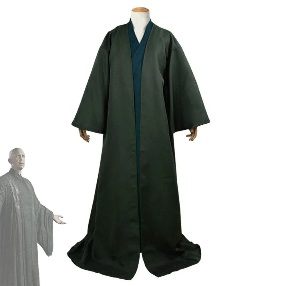 Harry Potter Cosplay Costumes Robe Lord Voldemort Party Outfits Halloween Dress Up for Adults - Azufun