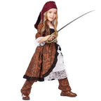 Caribbean Pirate Costume Queen Catrina Cosplay Fancy Dress Up Halloween Party Outfits - Azufun