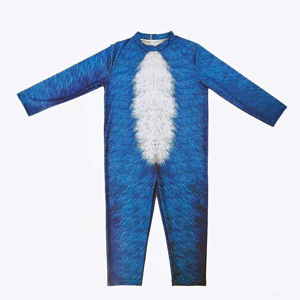 Deluxe Sonic 2 Movie Sonic Costume Kids - Azufun