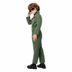 Children's Fighter Pilot Costume Halloween Carnival and Kindergarten Performance Jumpsuit - Azufun