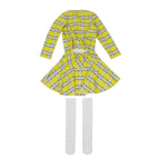 Clueless Cher Horowitz Girl Cosplay Costume School Uniform Suit Fancy Dress Halloween Outfit - Azufun