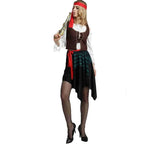 Couples Pirate Outfit Cosplay Costume Fancy Dress Halloween For Adult - Azufun