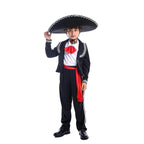 Day of the Dead Mariachi Amigo Kids Party Fancy Cosplay Costume - Azufun