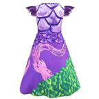 Descendants 3 Dragon Mal Cosplay Costume Kids Girl Dress - Azufun