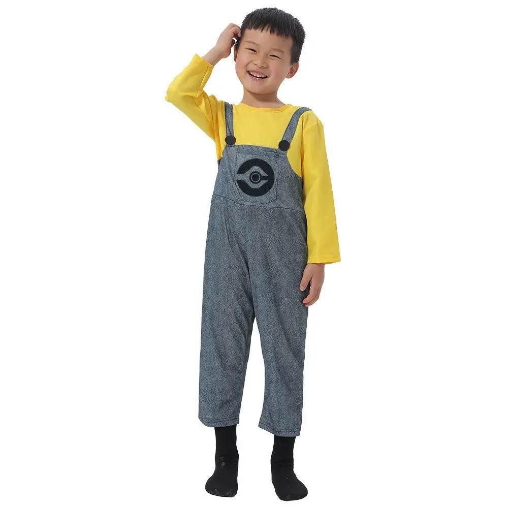 Despicable Me Minions Kids Children Cartoon Cosplay Costume Boys Girls - Azufun