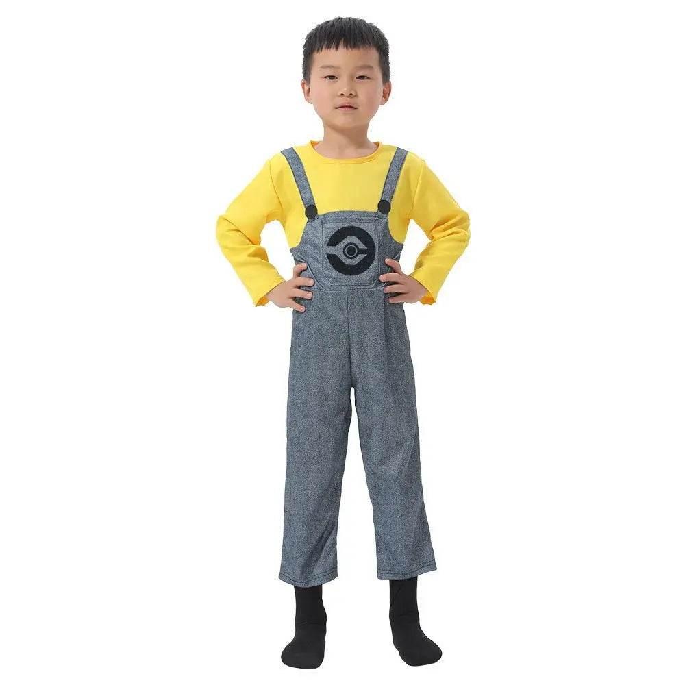 Despicable Me Minions Kids Children Cartoon Cosplay Costume Boys Girls - Azufun