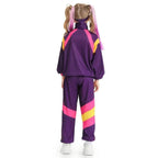 Disco 80S Costume Outfits Dance Set Hip Hop Modern Jazz Team Performance Kids - Azufun