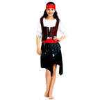 Family Matching Pirate Outfit Cosplay Costume Fancy Dress Halloween - Azufun