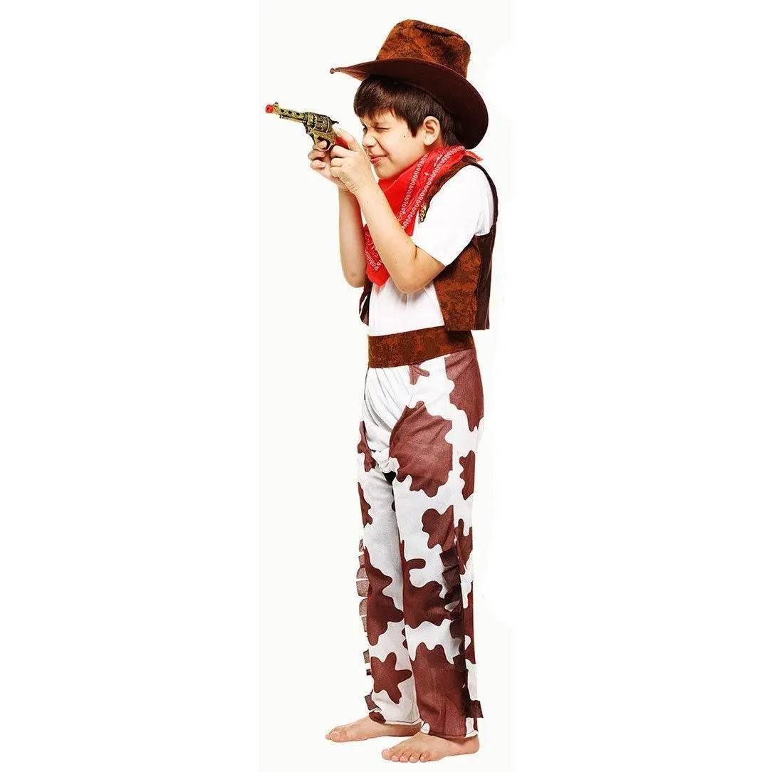 Family Matching West Cowboy Costumes outfit classic wild fancy dress western - Azufun
