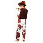 Family Matching West Cowboy Costumes outfit classic wild fancy dress western - Azufun