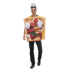 Funny Food Waffle Muffins Halloween Carnival Suit Cosplay Costume For Adults - Azufun