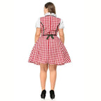 Halloween Plus Size Women German Beer Oktoberfest Cosplay Costume - Azufun
