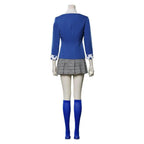 Heathers Veronica Sawyer Costume The Musical Halloween Carnival Cosplay Uniform Skirt Outfits Dress for Women - Azufun