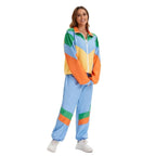 Hip Hop Rock Hippie 70s Costumes Vintage Cosplay Halloween Outfit - Azufun