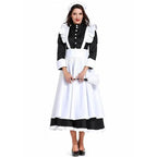 Housekeeper French maid costume German maid costume black and white long skirt unisex - Azufun