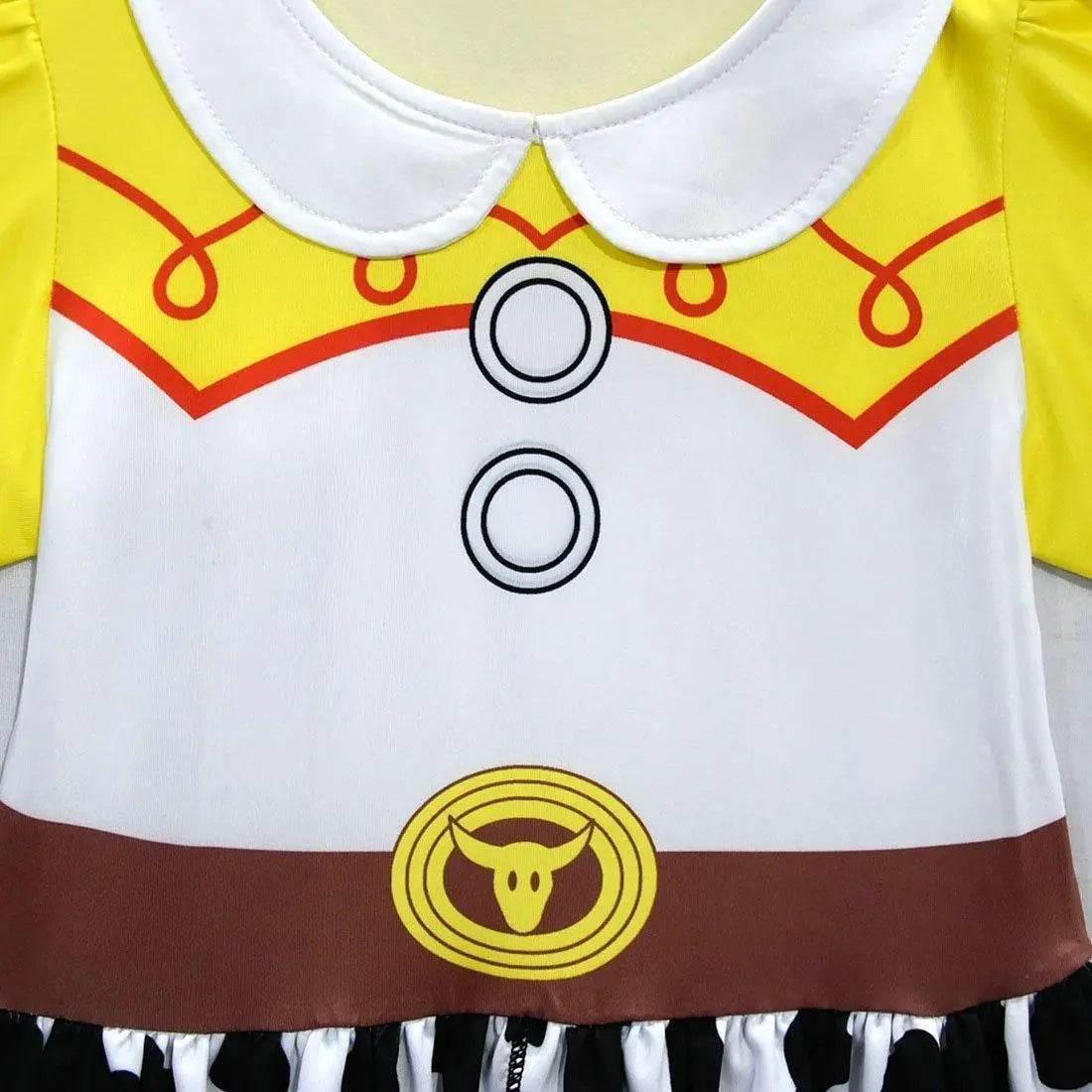 Jessie Toy Story 4 Costume Long Sleeve Dress for Kids Girls - Azufun