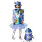 Kids Alien Spaceship Costume for Halloween School Parties and Performances - Azufun