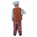 Kids Grandpa Old Man Christmas Costume Festive Role Play Outfit for School Performances - Azufun
